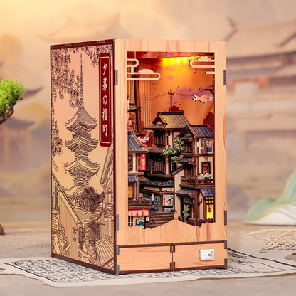 Twilight Sakura Path | CUTEBEE DIY Book Nook Kit