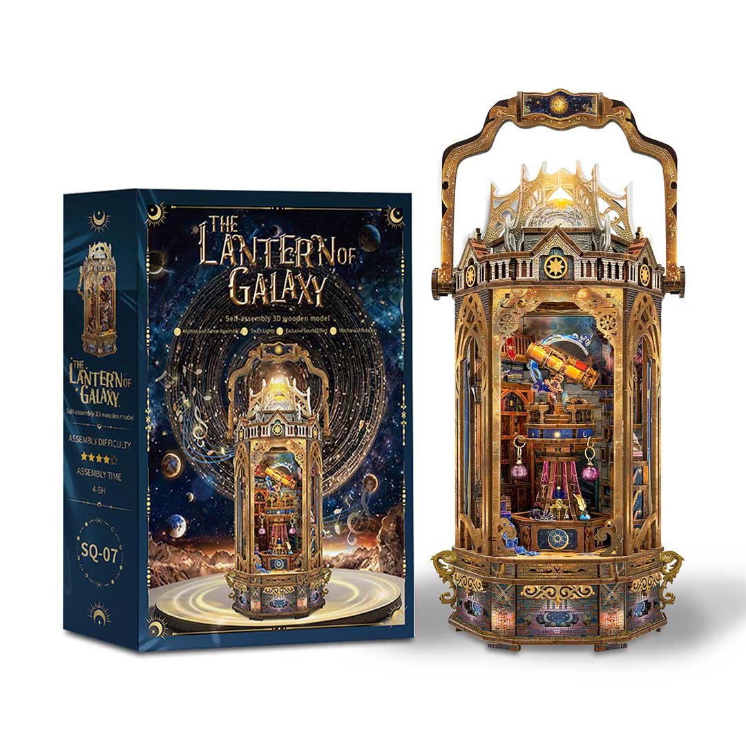 Lantern of Galaxy - 3D Wooden Puzzle - NookFan