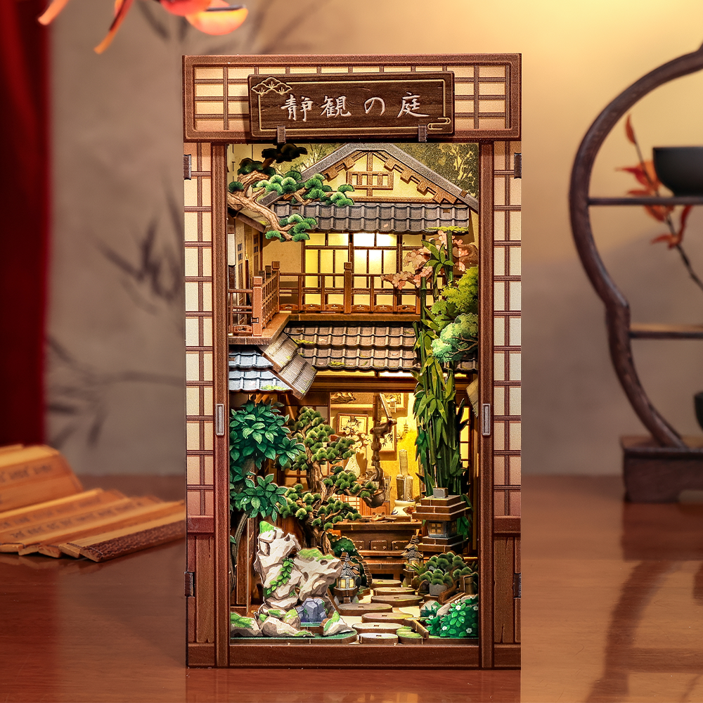 Serene Courtyard | CUTEBEE DIY Book Nook Kit