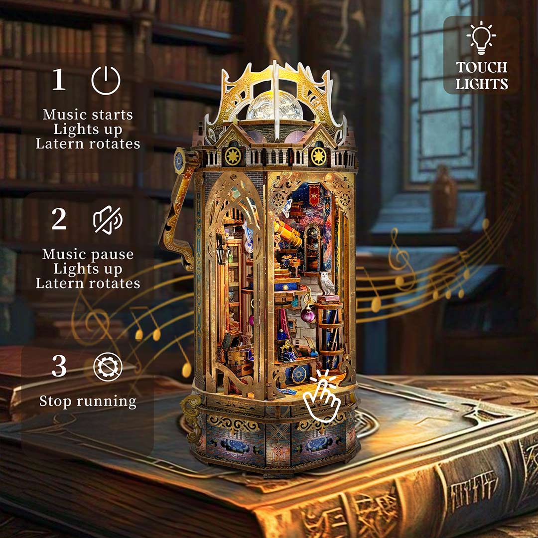 Lantern of Galaxy - 3D Wooden Puzzle - NookFan