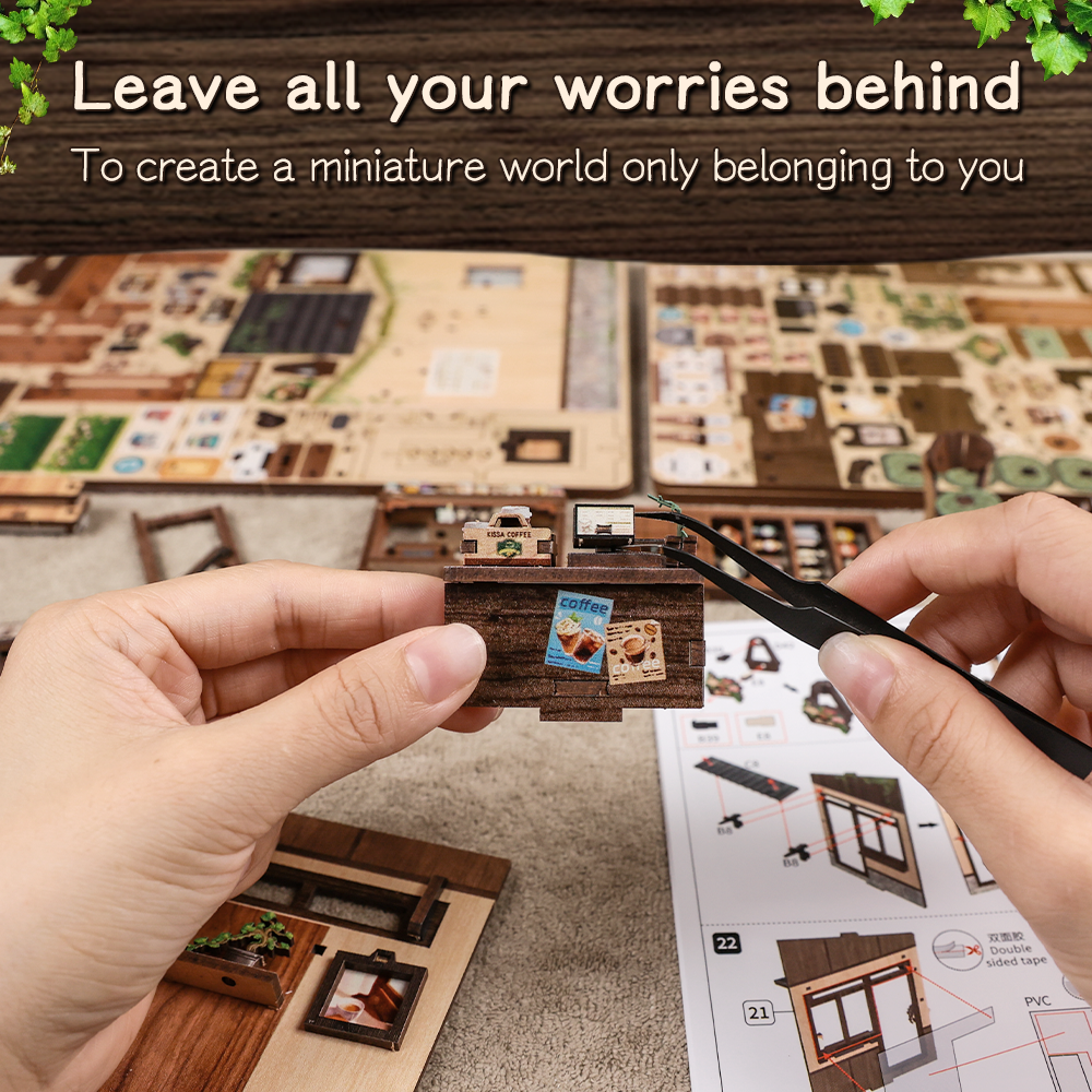 Kissa Coffee | CUTEBEE DIY Miniature House