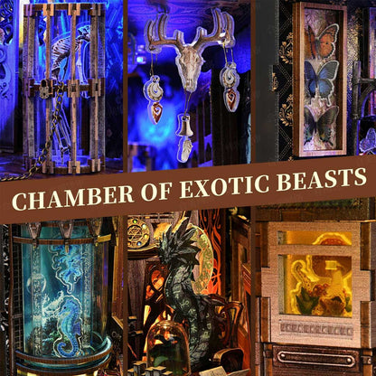 Chamber of Exotic Beasts - DIY Book Nook Kit - NookFan