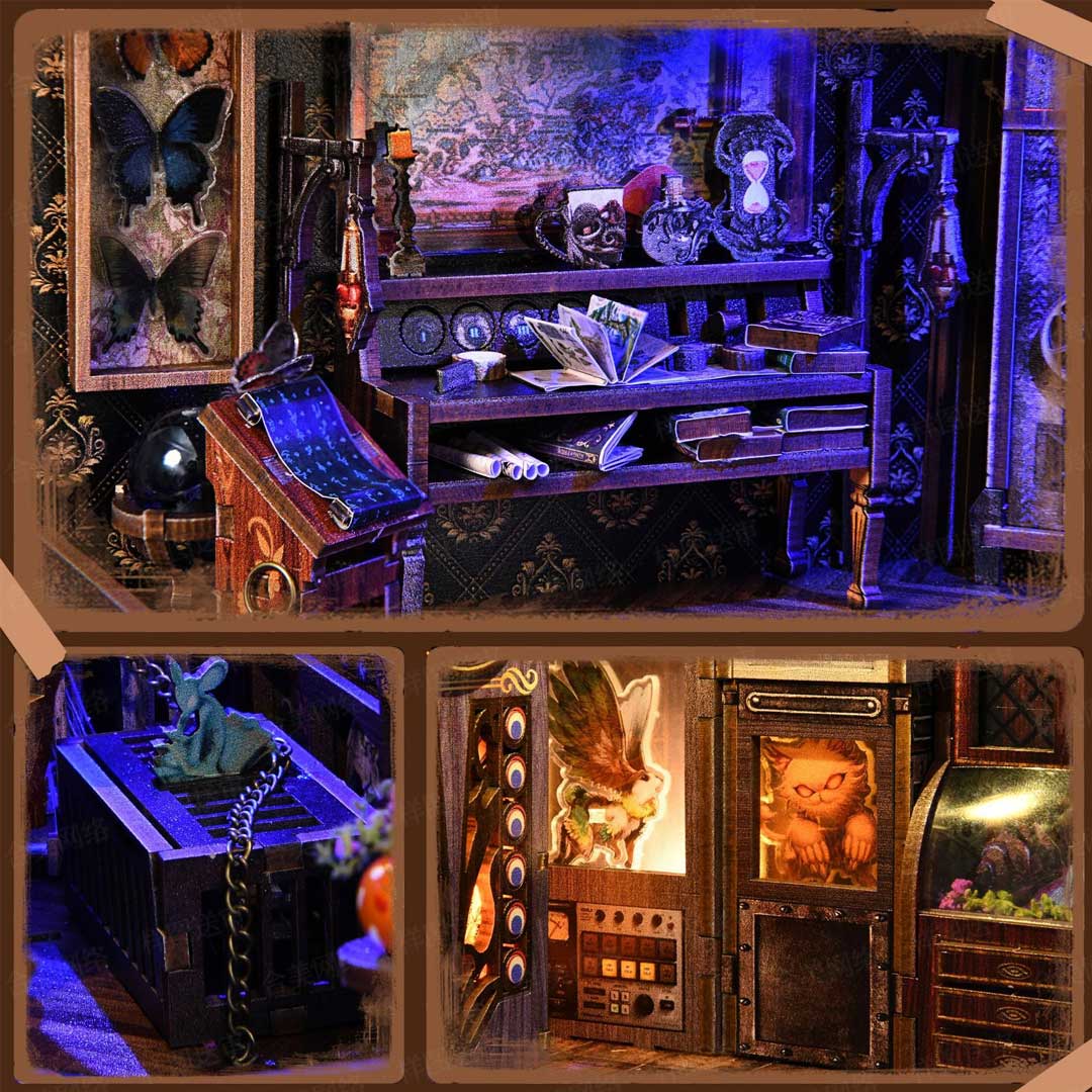 Chamber of Exotic Beasts - DIY Book Nook Kit - NookFan
