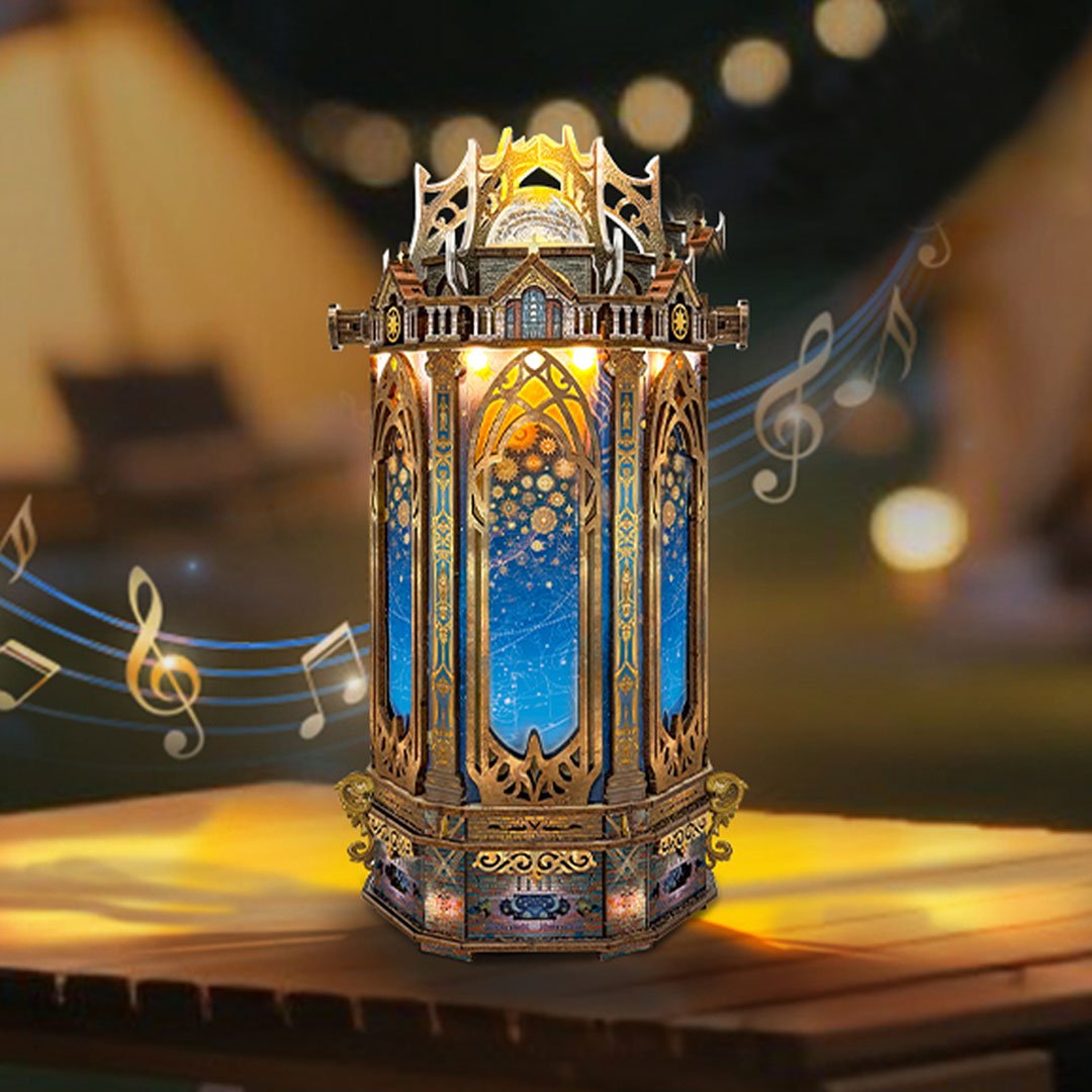 Lantern of Galaxy - 3D Wooden Puzzle - NookFan