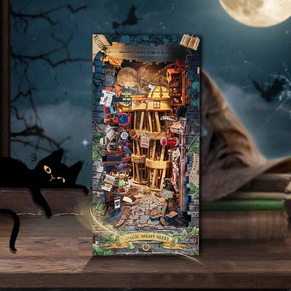 Magic Night Alley - DIY Book Nook Kit - NookFan