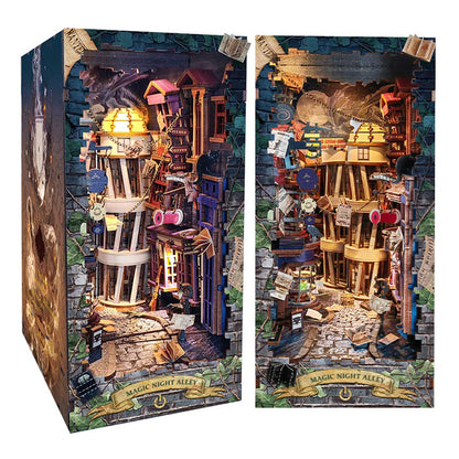 Magic Night Alley - DIY Book Nook Kit - NookFan