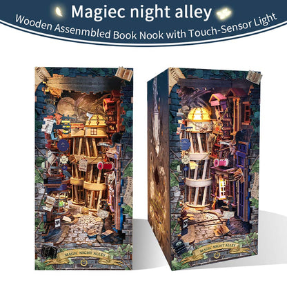Magic Night Alley - DIY Book Nook Kit - NookFan