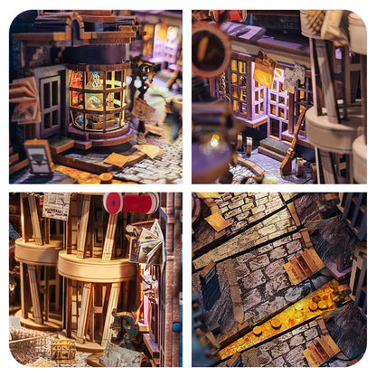 Magic Night Alley - DIY Book Nook Kit - NookFan