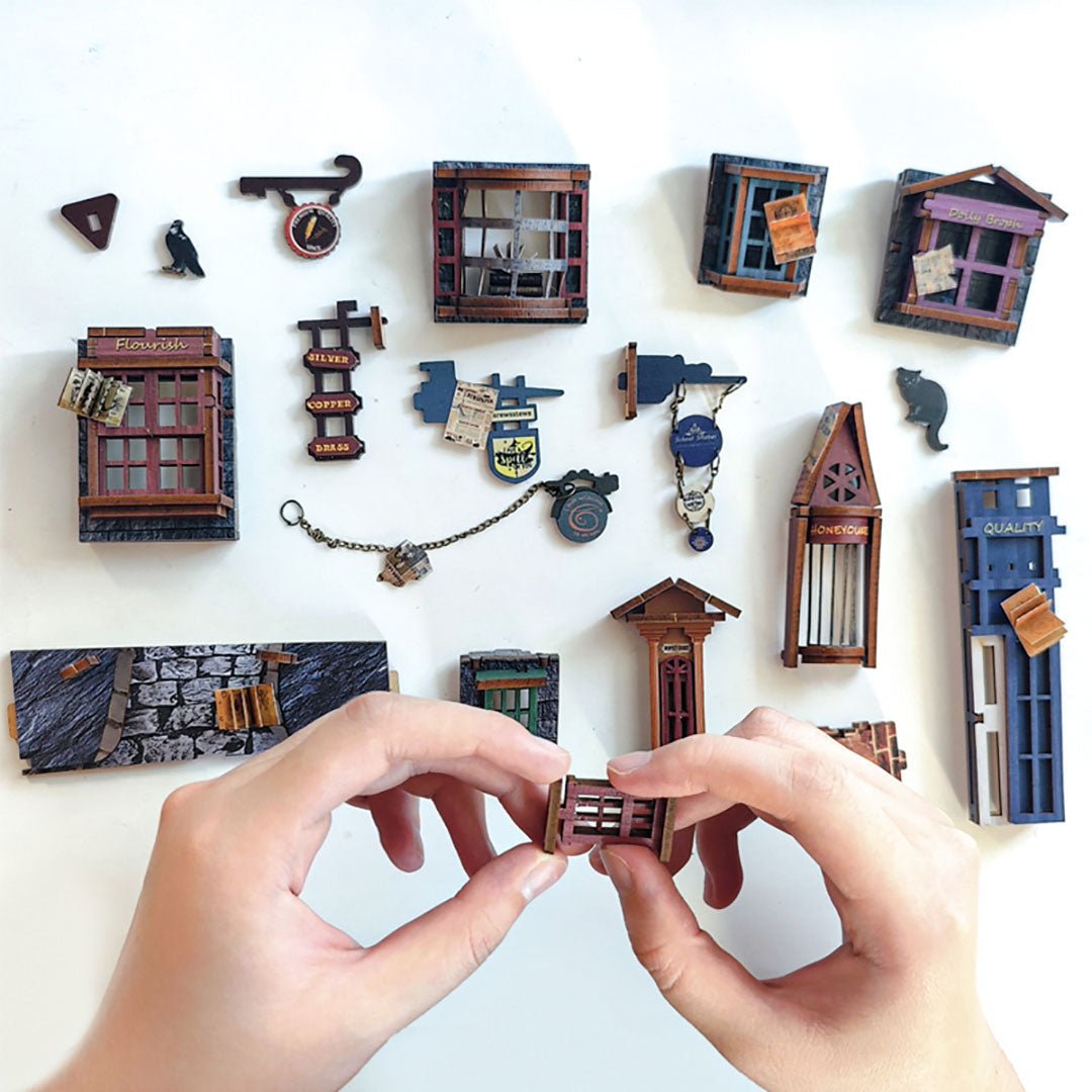 Magic Night Alley - DIY Book Nook Kit - NookFan