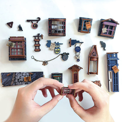 Magic Night Alley - DIY Book Nook Kit - NookFan