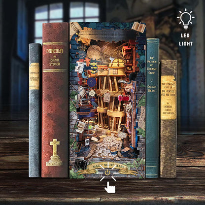 Magic Night Alley - DIY Book Nook Kit - NookFan