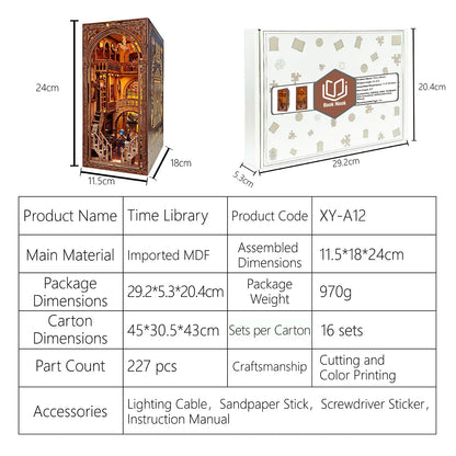 Time Library Book Nook Kit