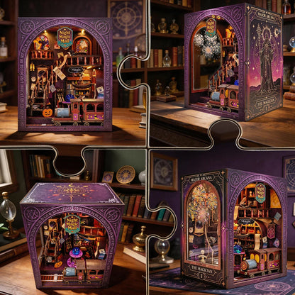 Night Magic Mall Mini Booknook Kit - NookFan