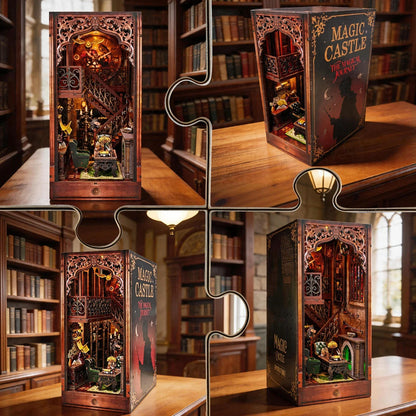 Hogg Library of Magic - DIY Book Nook Kit - NookFan