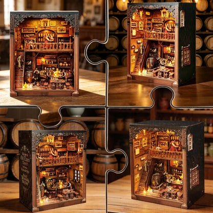 Old Time Tarvern Mini Book Nook Kit - NookFan