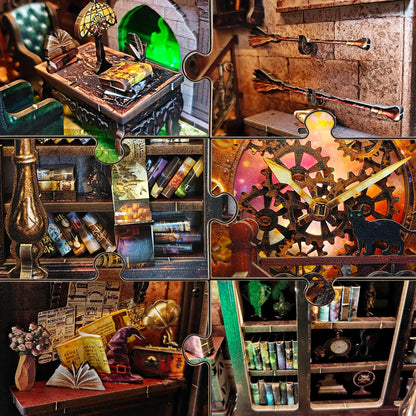 Hogg Library of Magic - DIY Book Nook Kit - NookFan
