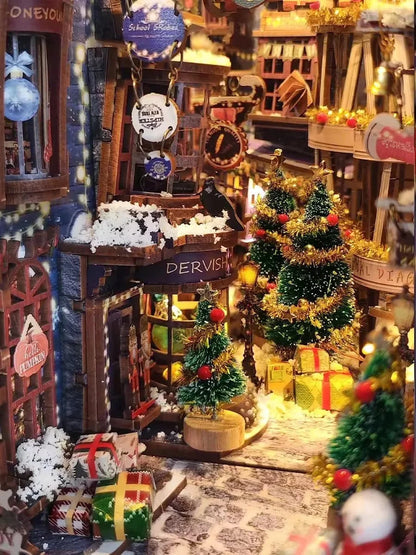 Festive Christmas Book Nook Kit - NookFan