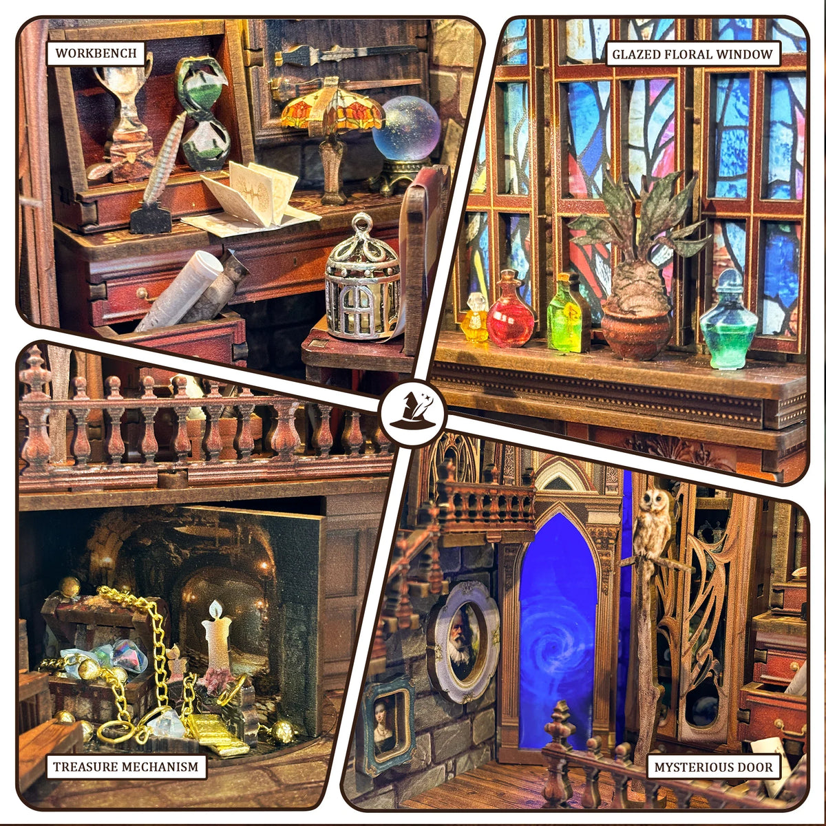 Magic Studio DIY Book Nook Kit - NookFan