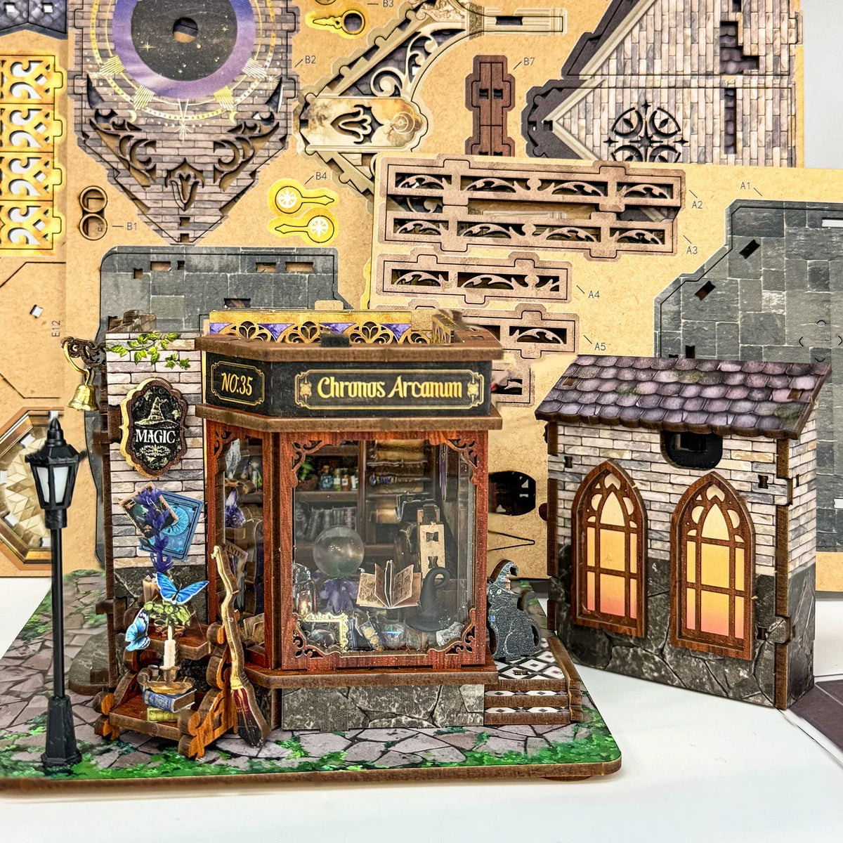 Time Magic Club DIY Miniature Dollhouse Kit - NookFan