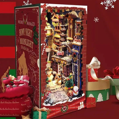 Festive Christmas Book Nook Kit - NookFan