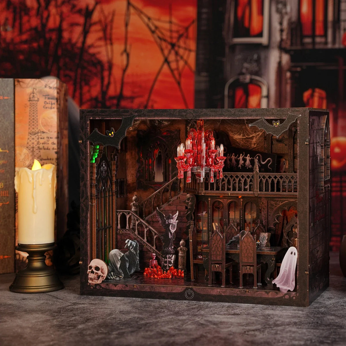 Haunted Manor Book Nook - NookFan