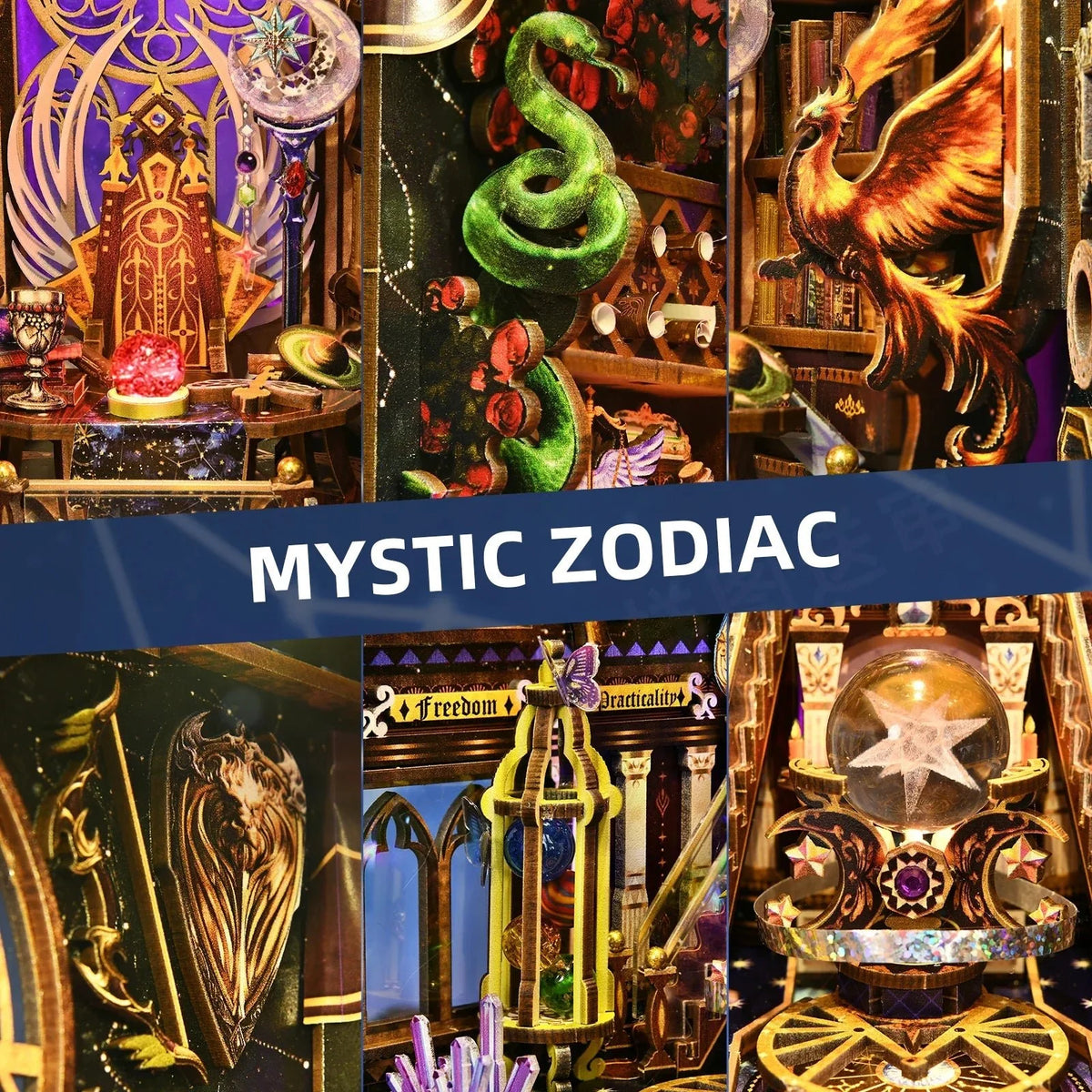 Mystic Zodiac - Book Nook Kit - NookFan