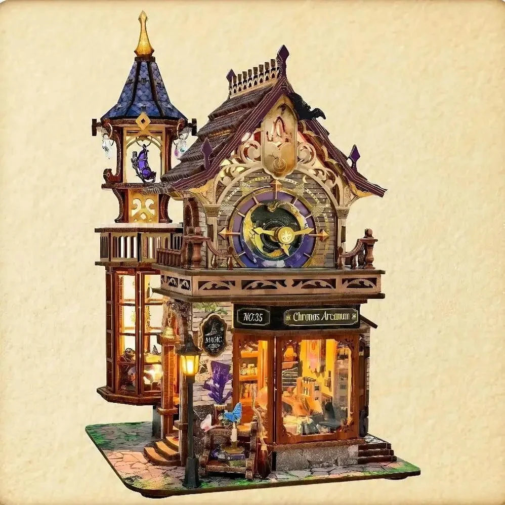 Time Magic Club DIY Miniature Dollhouse Kit - NookFan