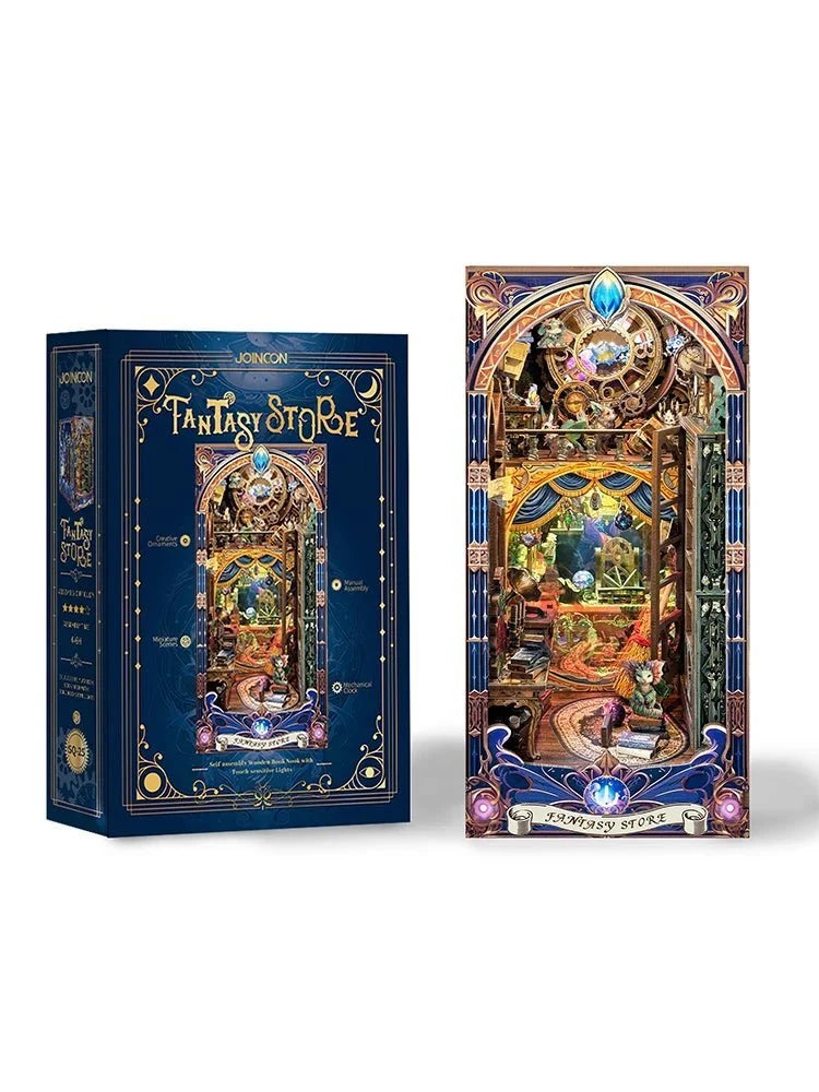 Mystic Emporium - DIY Wooden Book Nook Kit - NookFan