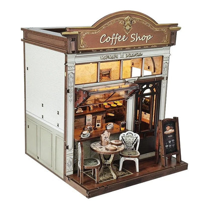Cozy Cafe Haven - DIY Miniature Coffee Shop Kit - NookFan