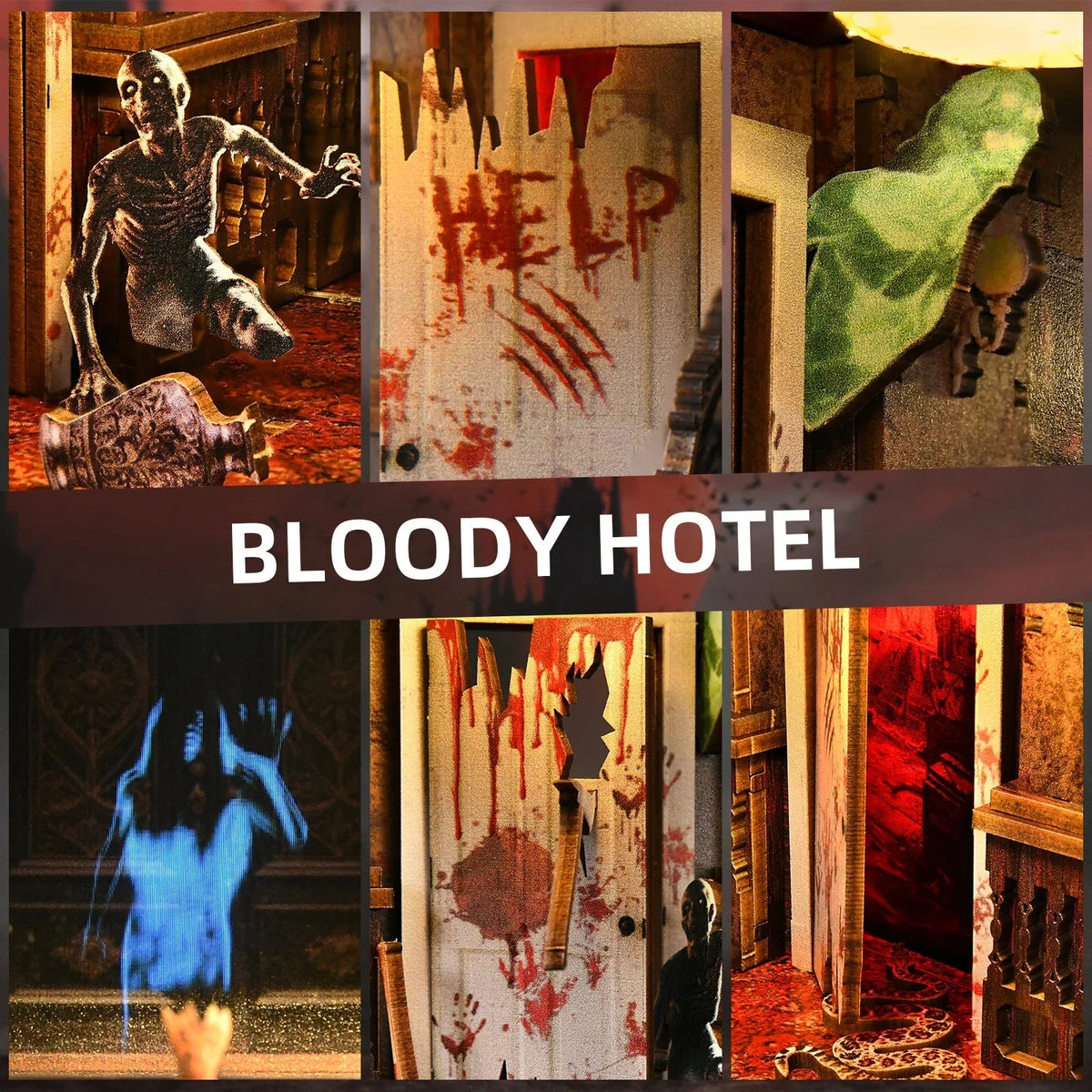 Haunted Hotel Book Nook Kit - NookFan