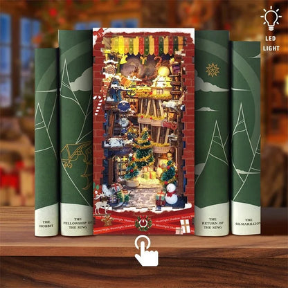 Festive Christmas Book Nook Kit - NookFan