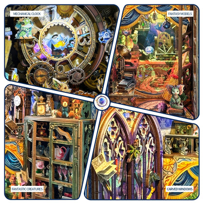 Mystic Emporium - DIY Wooden Book Nook Kit - NookFan