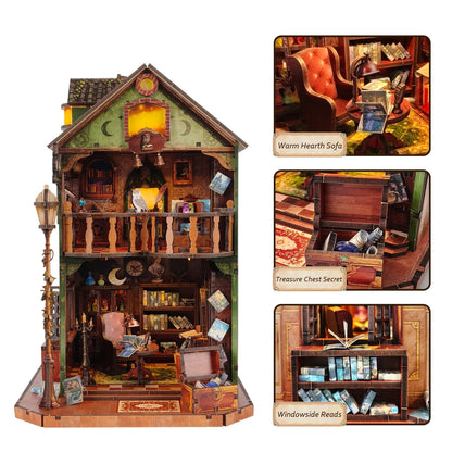Owl Library - DIY Book Nook Kit - NookFan