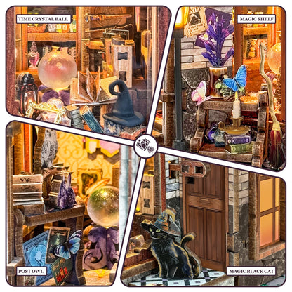 Time Magic Club DIY Miniature Dollhouse Kit - NookFan