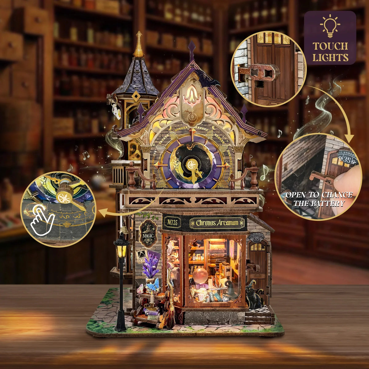 Time Magic Club DIY Miniature Dollhouse Kit - NookFan