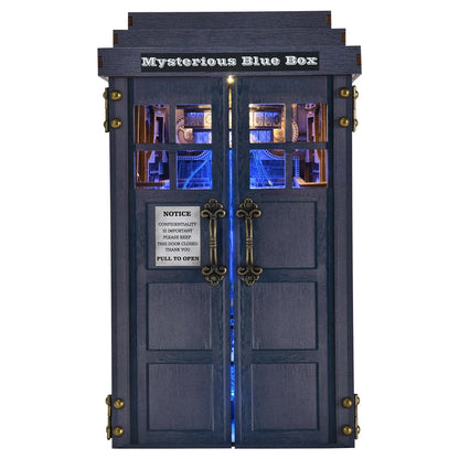 Mysterious Blue Box - DIY Book Nook Kit - NookFan