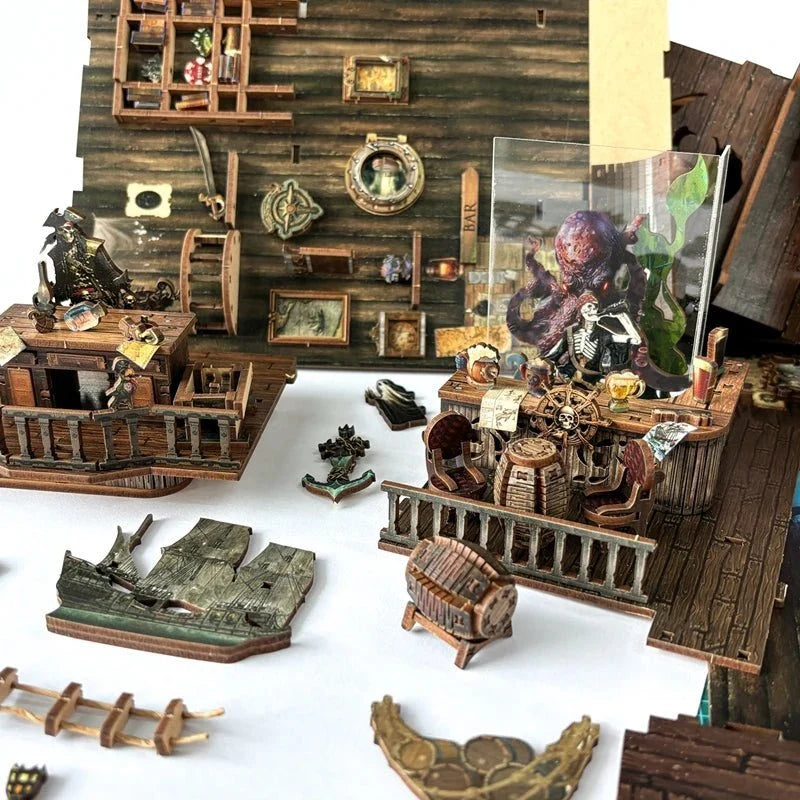 Pirate Ship Book Nook - NookFan