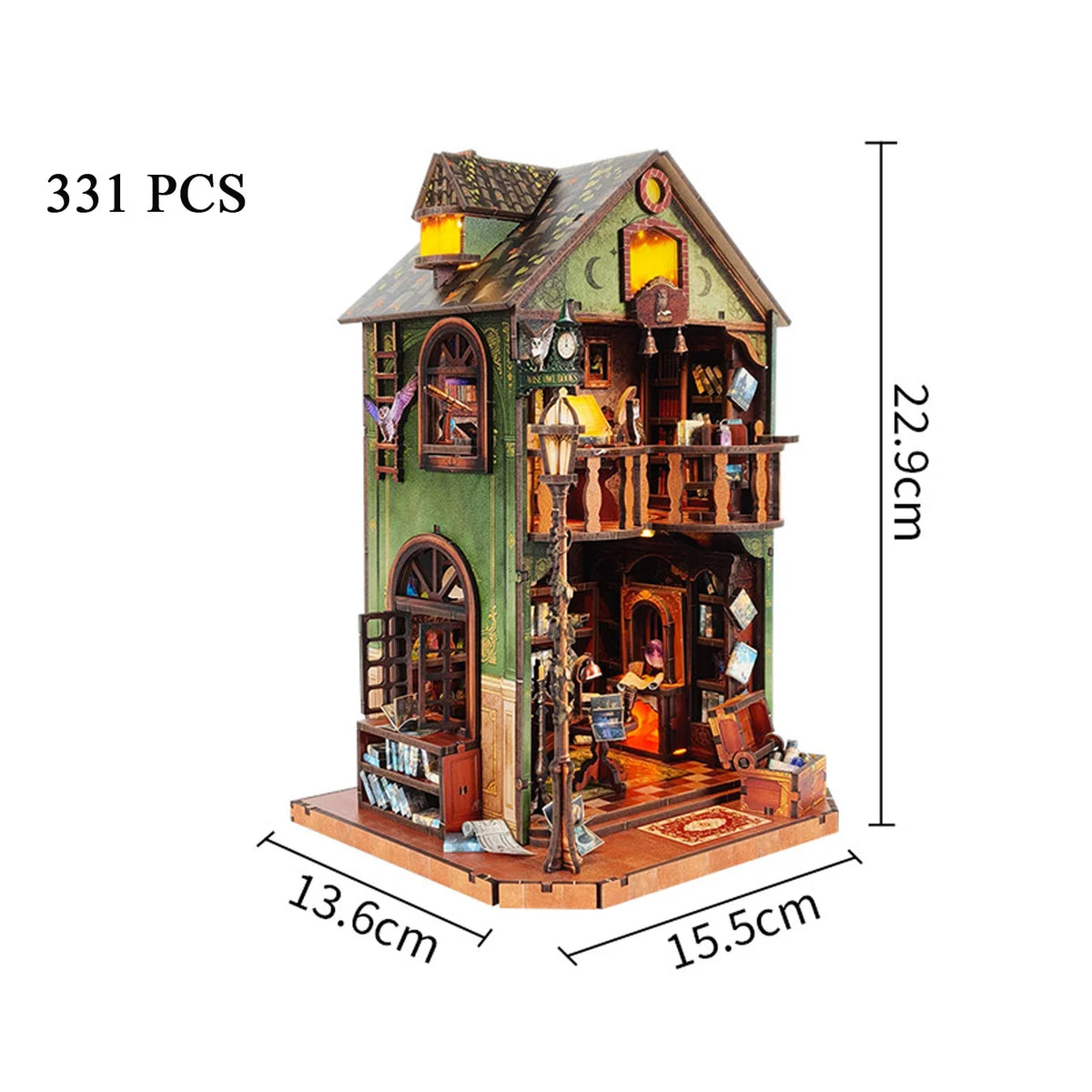 Owl Library - DIY Book Nook Kit - NookFan