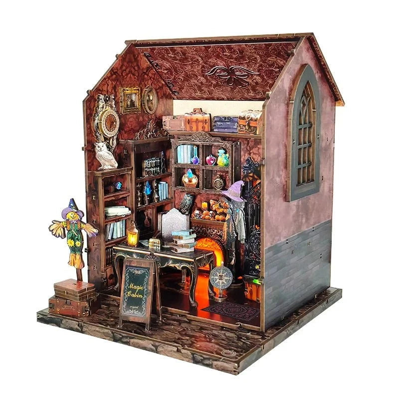 Dark Cabin - DIY Book Nook Kit - NookFan