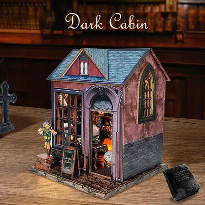 Dark Cabin - DIY Book Nook Kit - NookFan