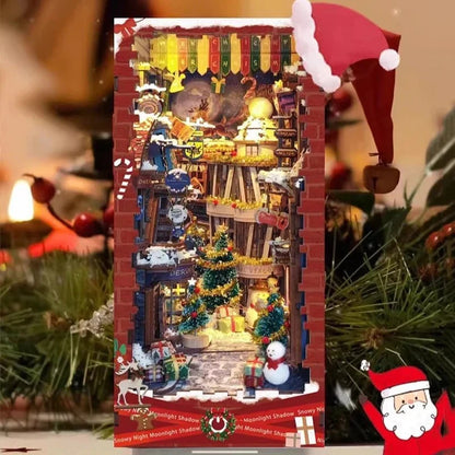 Festive Christmas Book Nook Kit - NookFan