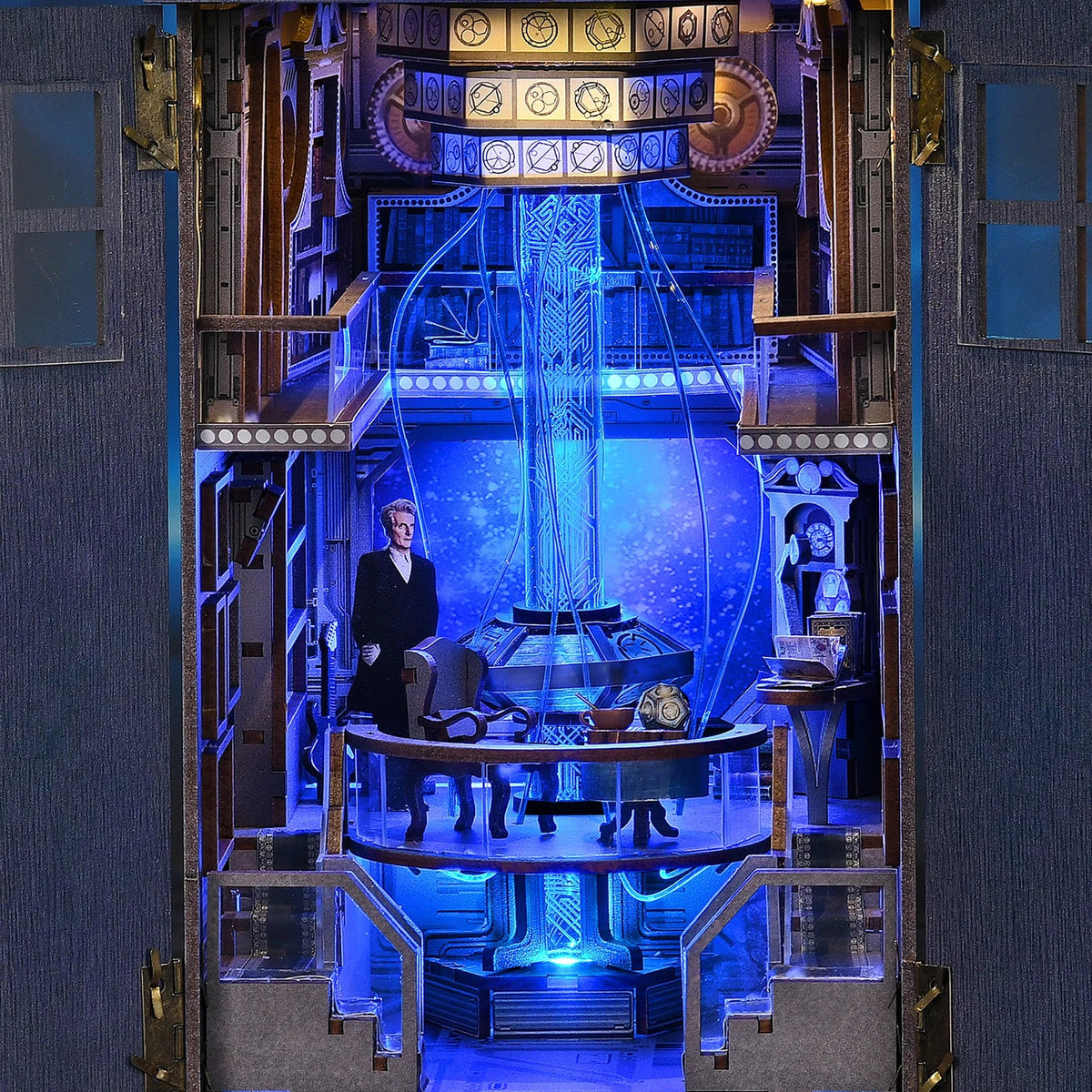 Mysterious Blue Box - DIY Book Nook Kit - NookFan