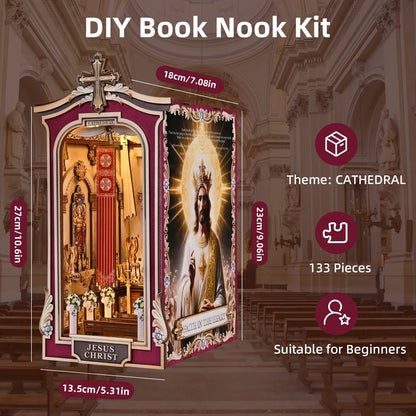 Cathedral Book Nook Kit - NookFan