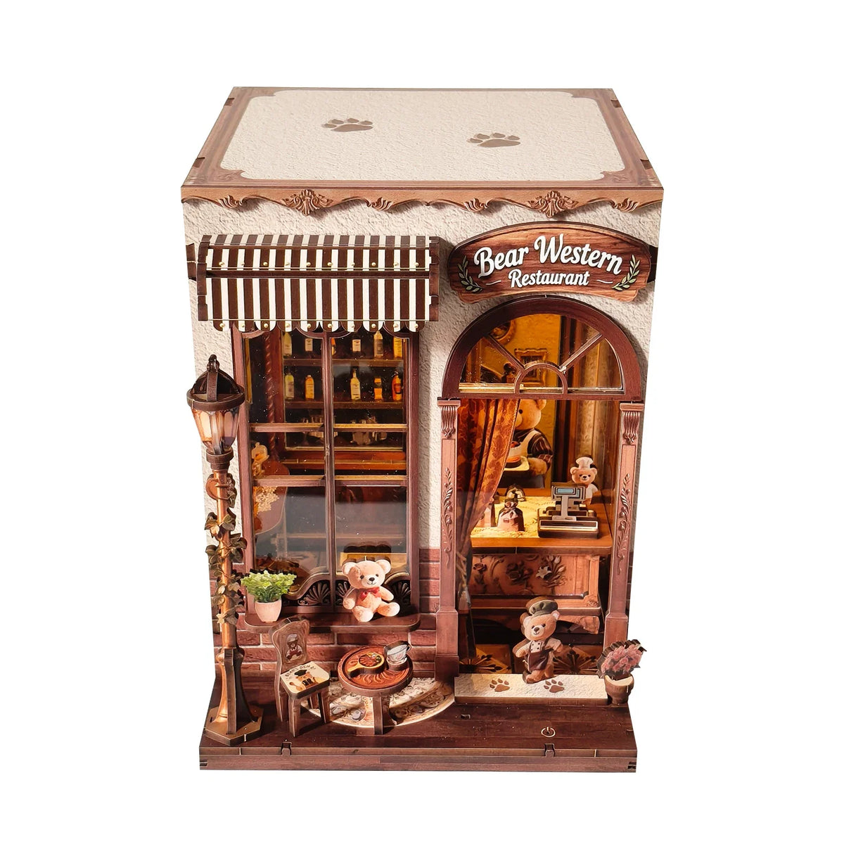 Bear's Bistro - DIY Book Nook Kit - NookFan