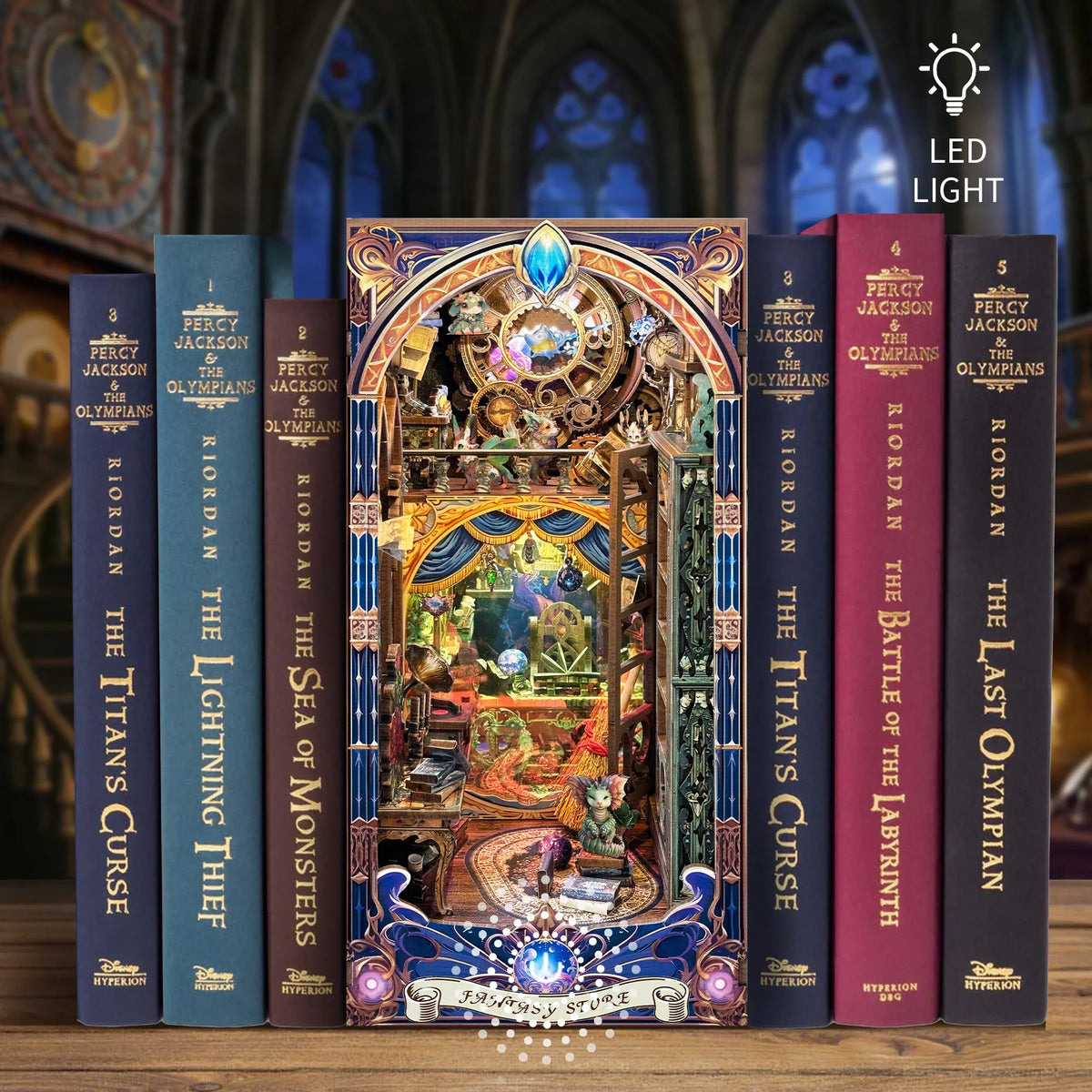 Mystic Emporium - DIY Wooden Book Nook Kit - NookFan