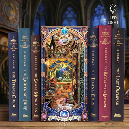 Mystic Emporium - DIY Wooden Book Nook Kit - NookFan