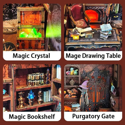 Dark Cabin - DIY Book Nook Kit - NookFan