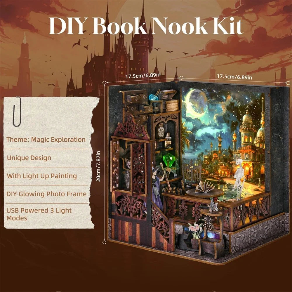 The Magic Exploration - DIY Book Nook Kit - NookFan