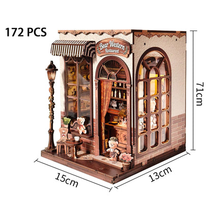 Bear's Bistro - DIY Book Nook Kit - NookFan