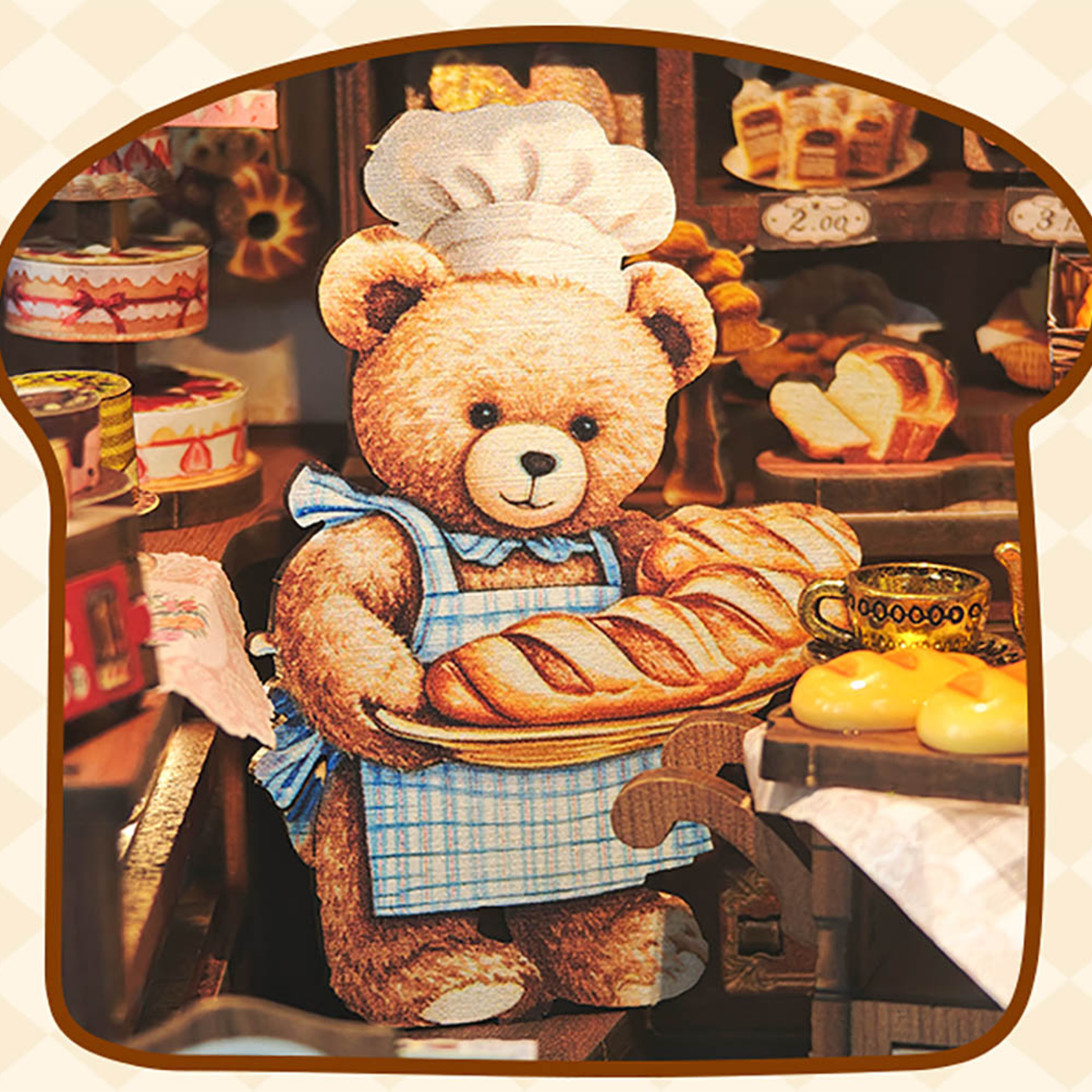 Bear Bakery DIY Book Nook Kit - NookFan
